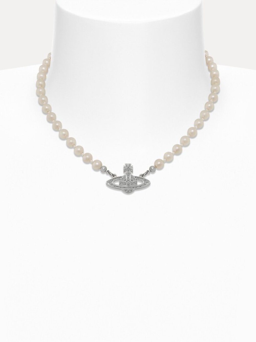 Vivienne Westwood Mini Bas Relief Pearl Choker